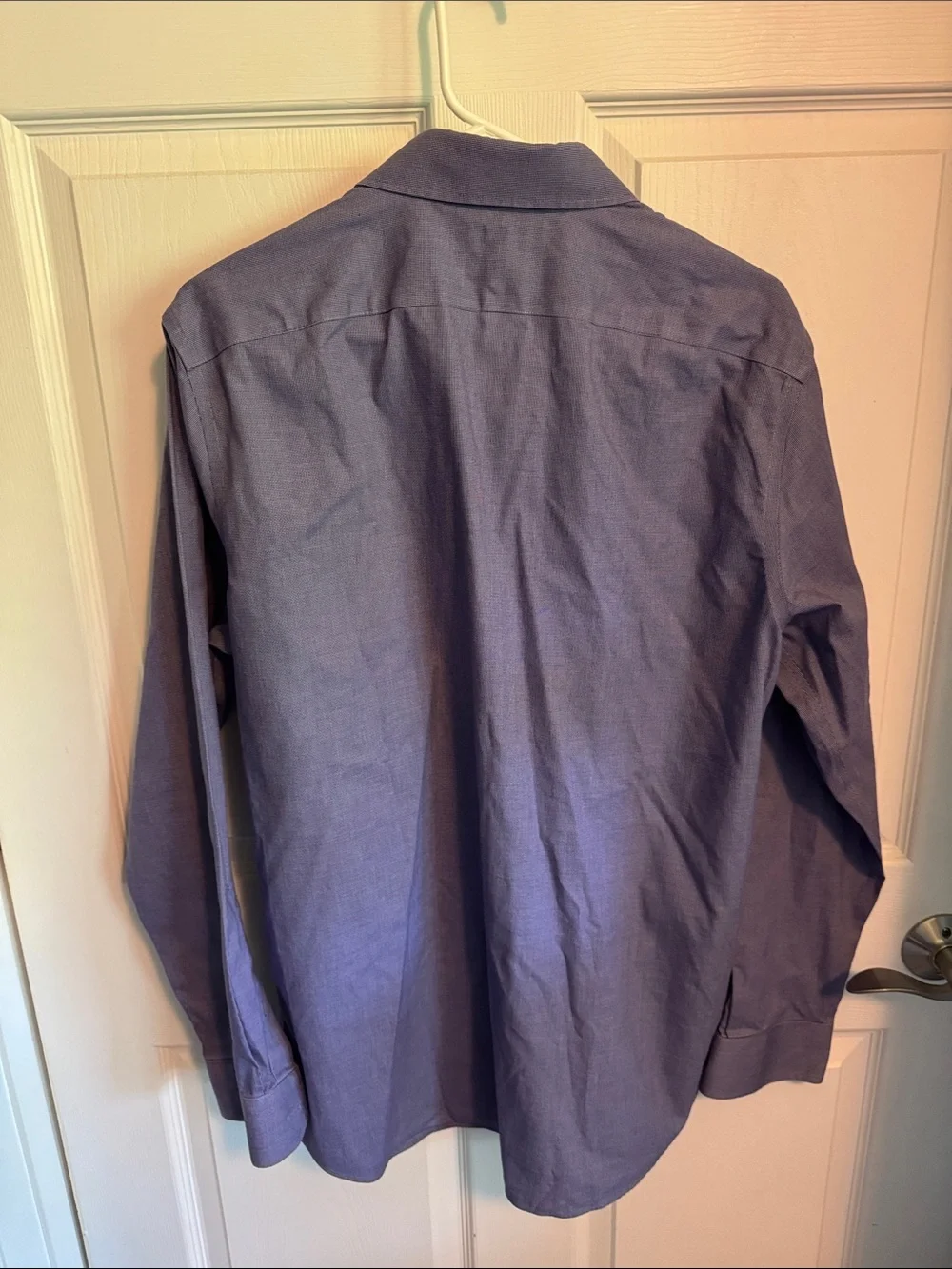 Banana Republic Men's Dress Shirt in Lavender-Blue L 16-16 1/2
